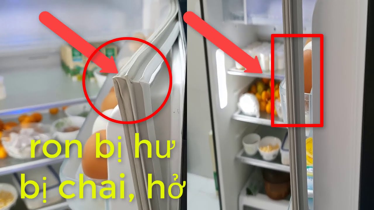 Gioăng bị hư, bị chai, bị hở phải làm sao?