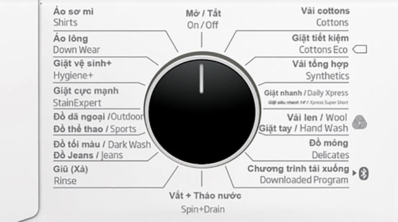Thao tác sai ở bảng điều khiển khiến máy giặt Beko không vắt