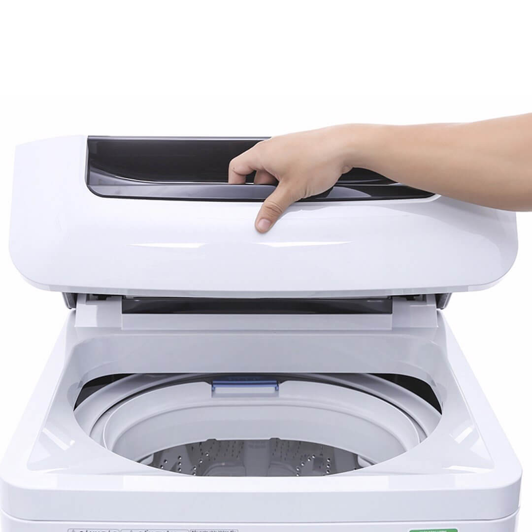 Đóng chặt cửa máy giặt để không ảnh hưởng đến hoạt động của máy 