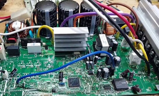 Hỏng board mạch nên điều hòa Beko báo lỗi P0