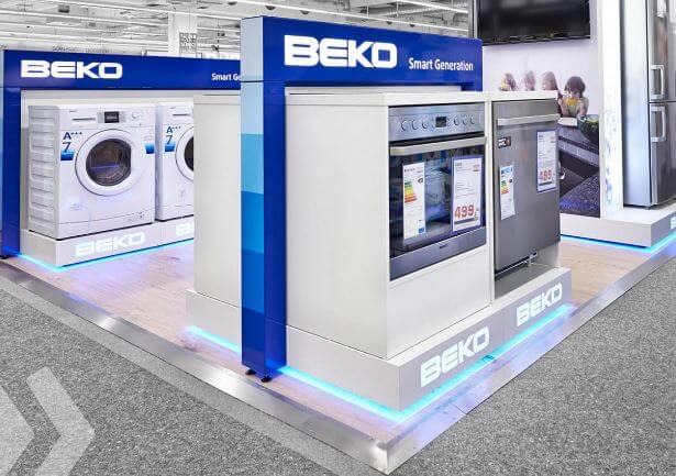 Sản phẩm của Beko được thiết kế sang trọng, chắc chắn theo chuẩn châu Âu